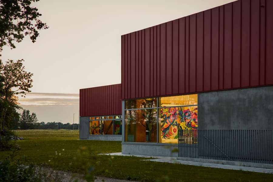 Swimming dreams take shape behind steel profiles in Vesthimmerland, Svømmecenter Vesthimmerland, Løgstørvej 59, 9600 Aars, Denmark